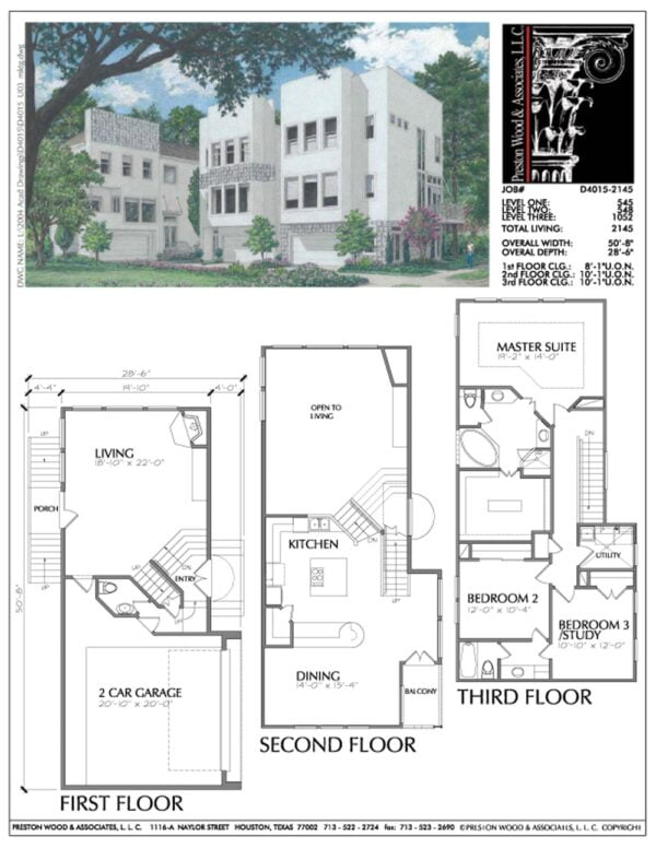 Townhouse Plan D4015 u3