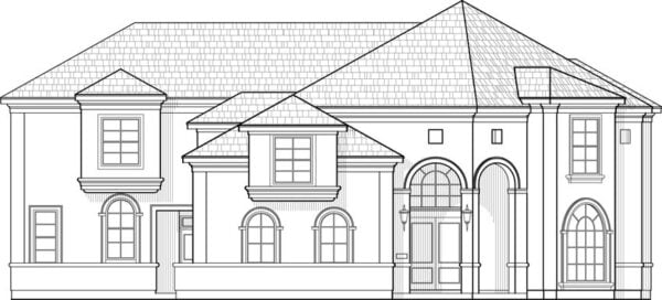 Two Story House Plan C7307