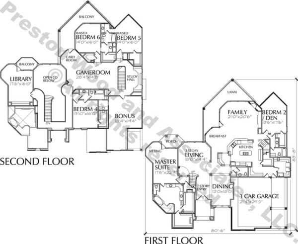 Two Story Home Plan D0121