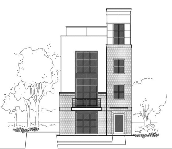 Townhouse Plan E1197 A1.1