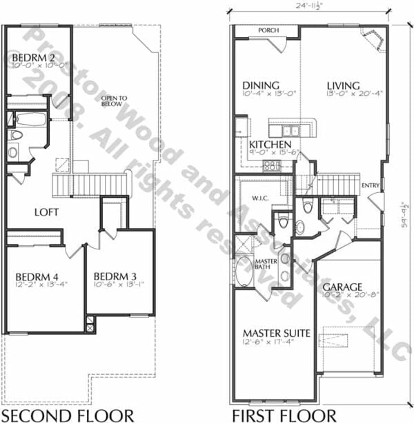 Garden Home Plan D1246