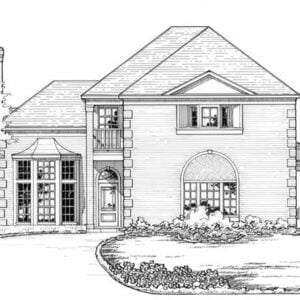 Patio Home Plan C2087 D1