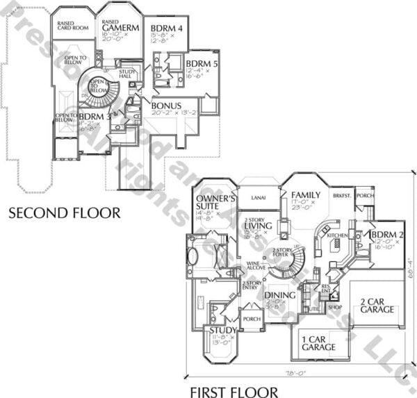 Two Story Home Plan D7138