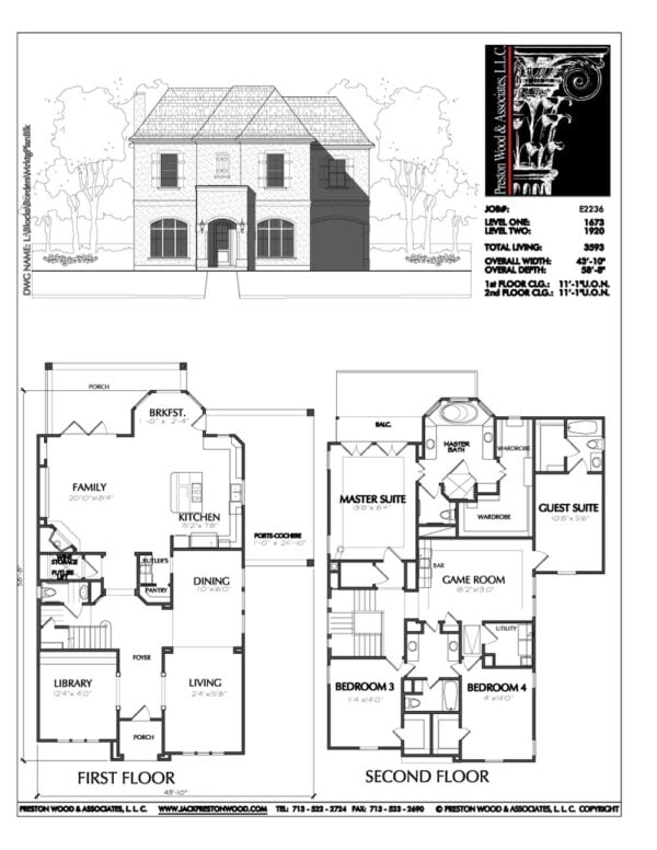 Urban House Plan E2236