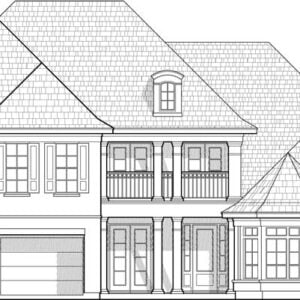 Two Story House Plan C7215