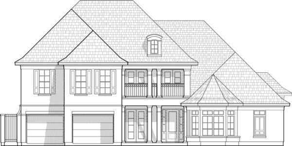 Two Story House Plan C7215