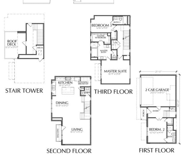 Townhouse Plan E2237 D1.1