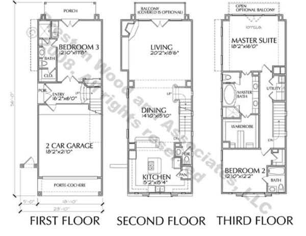 Townhouse Plan D6038