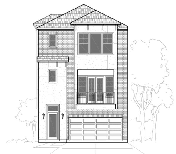 Townhouse Plan E1208 A2.3