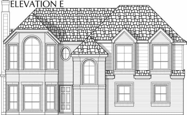 Two Story House Plan C6239 E