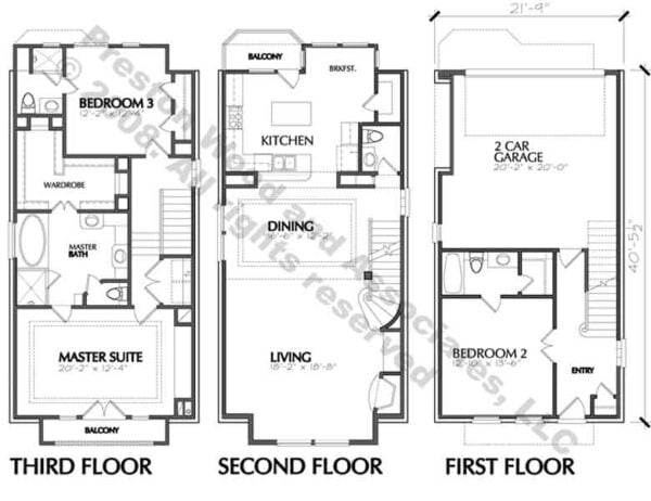 Townhouse Plan D3094 L11