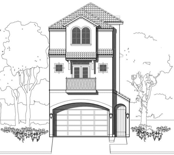 Townhouse Plan E2294 B1.1R