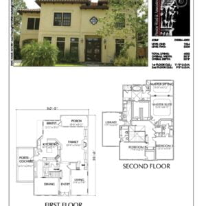 Two Story House Plan D5084