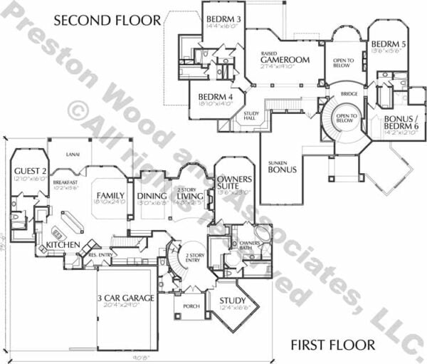 Two Story Home Plan D1189