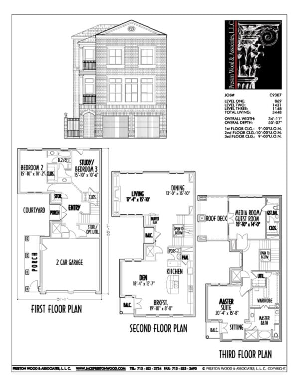 Urban House Plan C9307