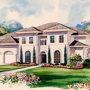 Two Story House Plan C7160