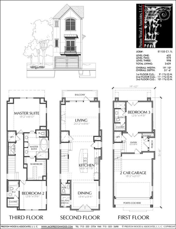 Townhouse Plan E1155 C1.1