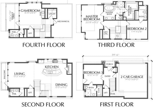 Townhouse Plan E0211