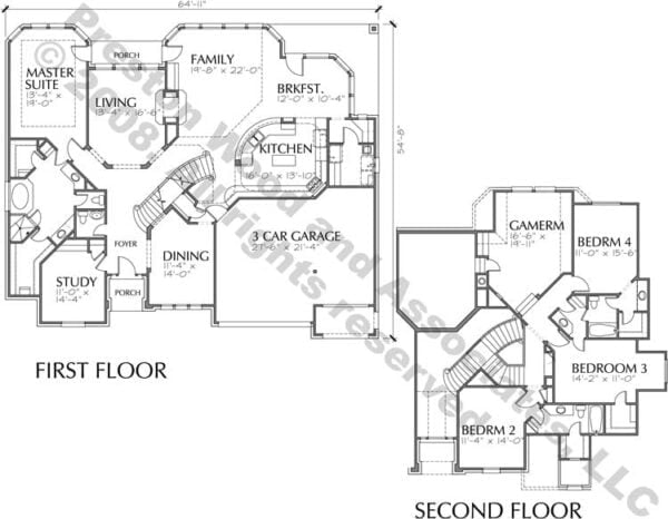 Two Story Home Plan bC6164