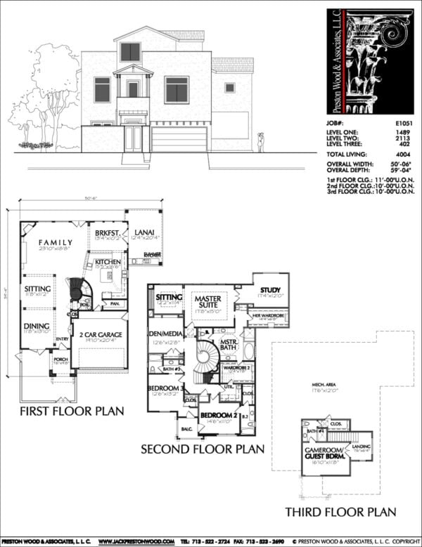 Urban House Plan E1051