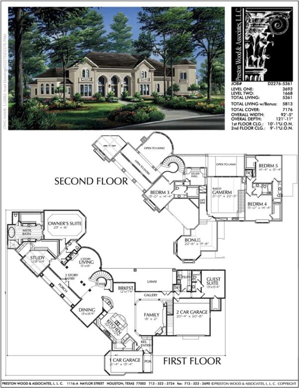 Two Story Home Plan aD2276