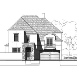 Two Story House Plan E2184