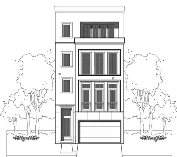 Townhouse Plan E2295 A1.1