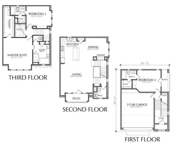 Townhouse Plan E1208 A2.3