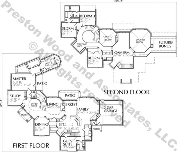 Two Story Home Design aD0153