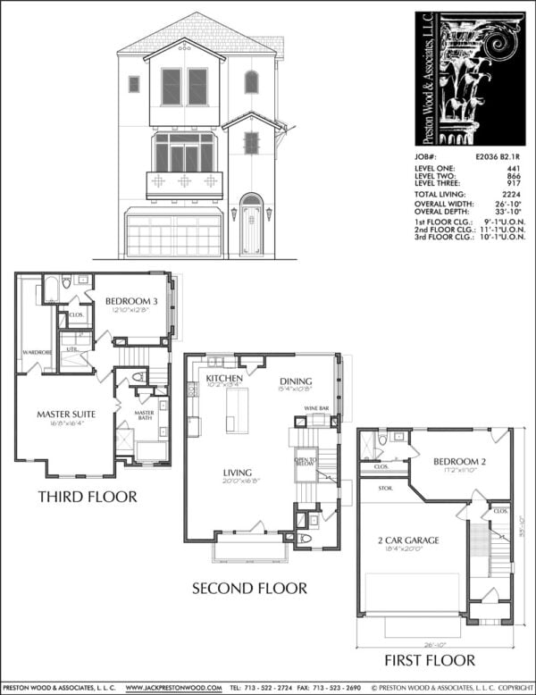 Townhouse Plan E2036 B2.1