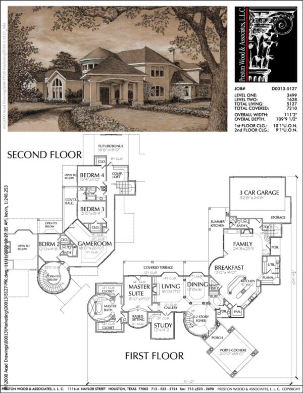 Traditional Style House Plan D0013