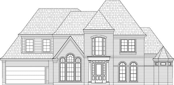 Two Story House Plan C7092