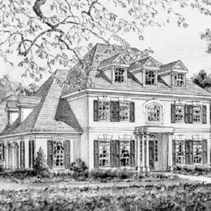 Colonial House Plan C5309