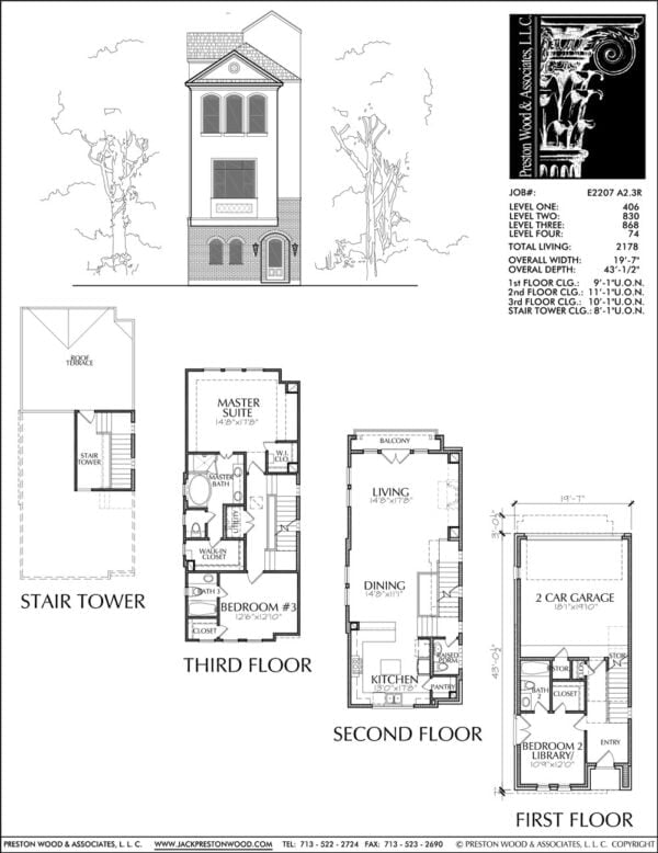 Townhouse Plan E2207 A2.3