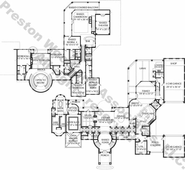 Two Story House Plan D5190