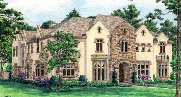 Two Story House Plan D5159