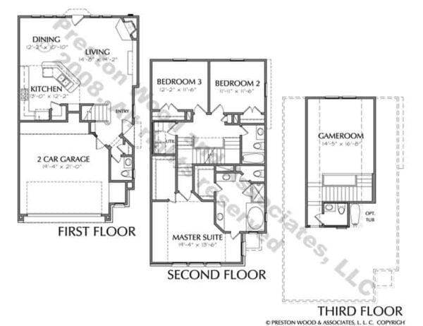 Townhouse Plan D3034 u7R