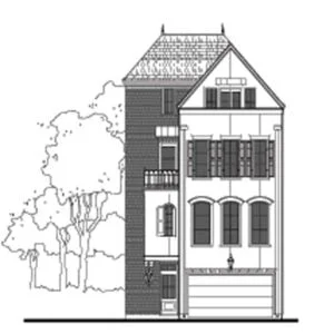 Townhouse Plan D9095 F LOT-4
