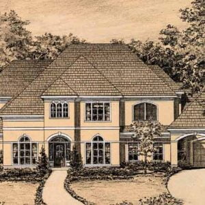 Two Story House Plan C5355