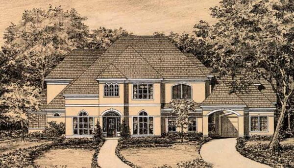 Two Story House Plan C5355