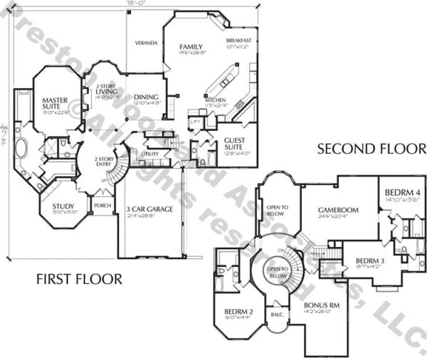 Two Story Home Design aD2251