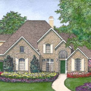 Two Story Home Plan bD0189