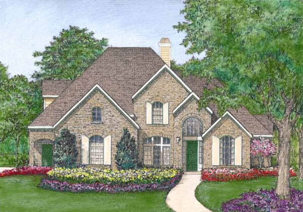 Two Story Home Plan bD0189