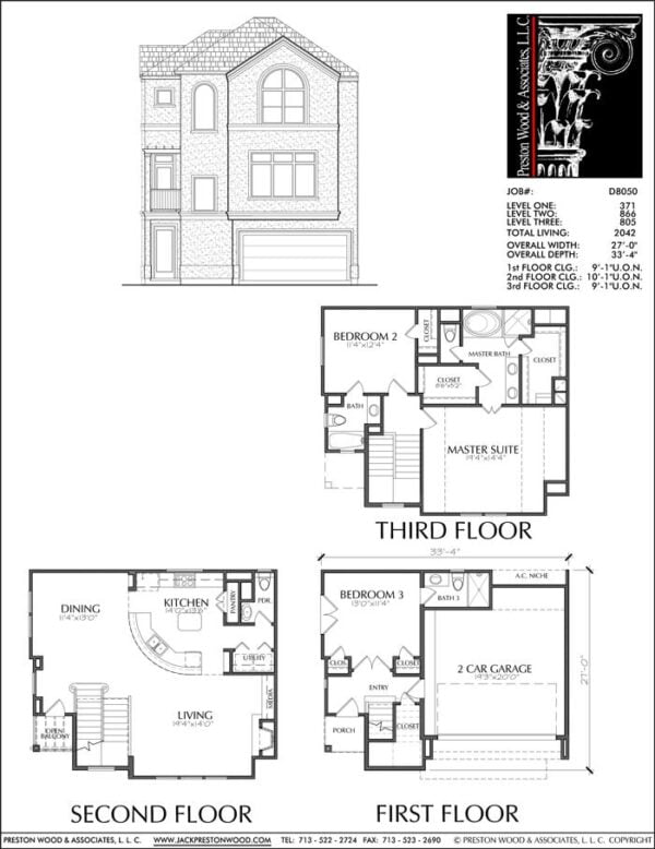 Townhouse Plan D8050 Lot 1 & 2