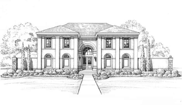 Two Story House Plan C5211