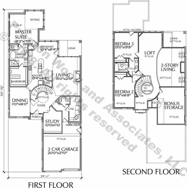 Patio Home Plan aD6163 Jf