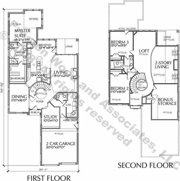 Patio Home Plan aD6163 Jf