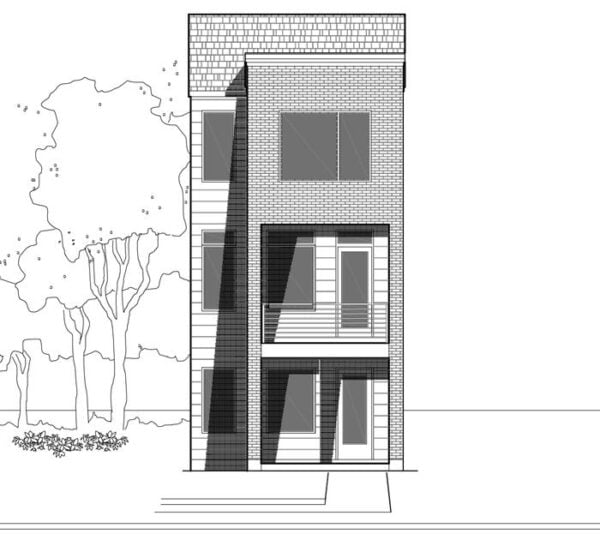 Townhouse Plan E3192 A1.3