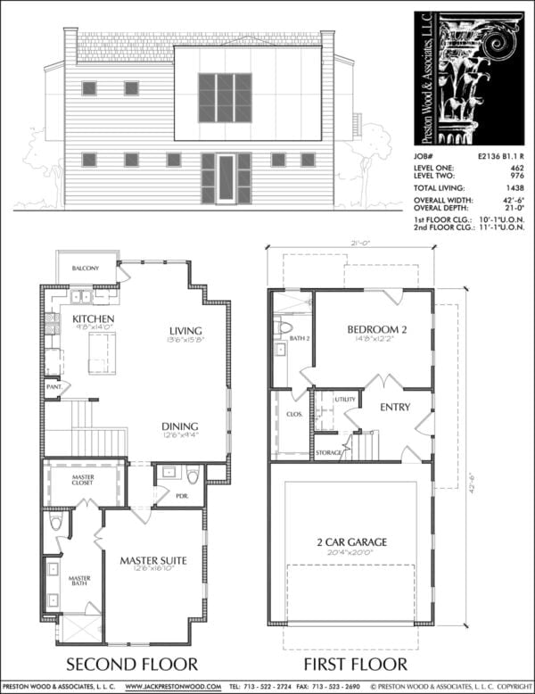 Townhouse Plan E2136 B1.1