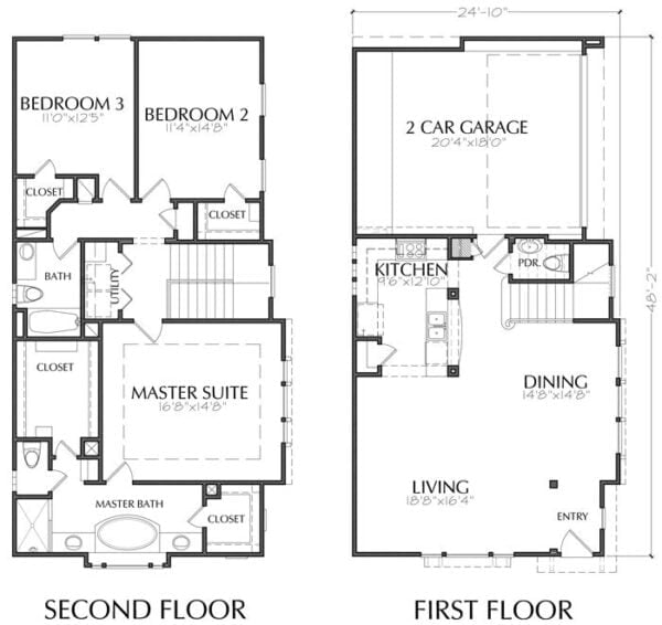 Two Story House Plan E0230 U1